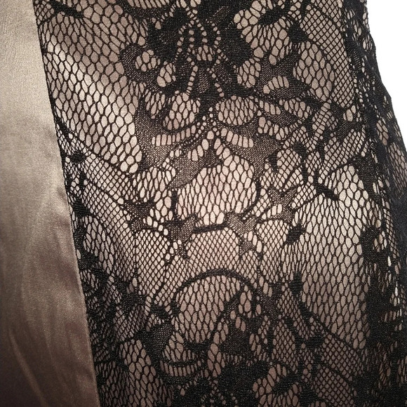 Satin and Lace Dress - Picture 3 of 7